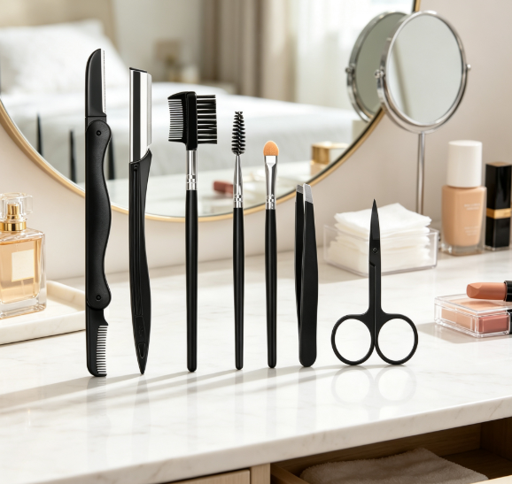 Men'S Grooming Eyebrow Shape - 7 in 1 눈썹 면도기 세트
