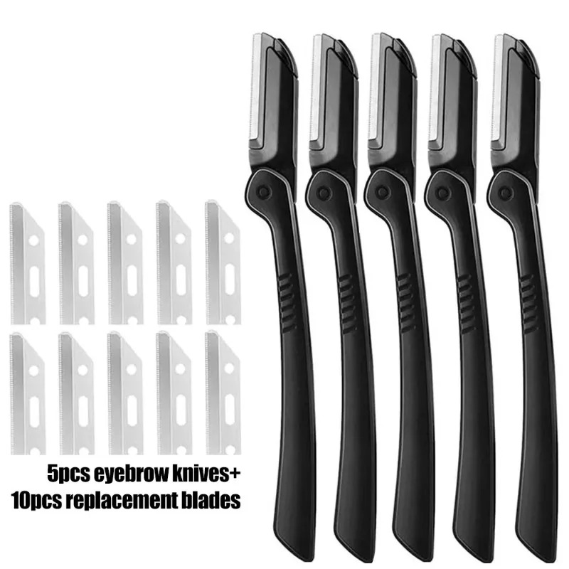 Men'S Grooming Eyebrow Shape - 전문 눈썹 정리 키트 – 스테인리스
