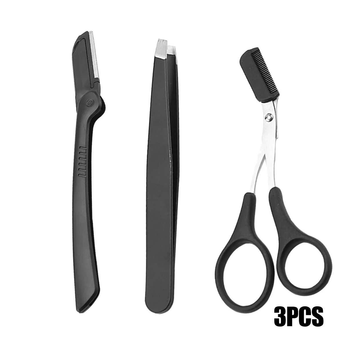 Men'S Grooming Eyebrow Shape - 스테인리스 스틸 눈썹 정리 키트 –