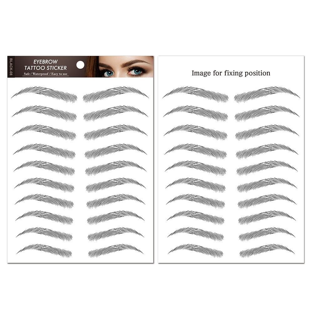 Men'S Grooming Eyebrow Shape - 3D 가짜 눈썹 강화제 메이크업 도구