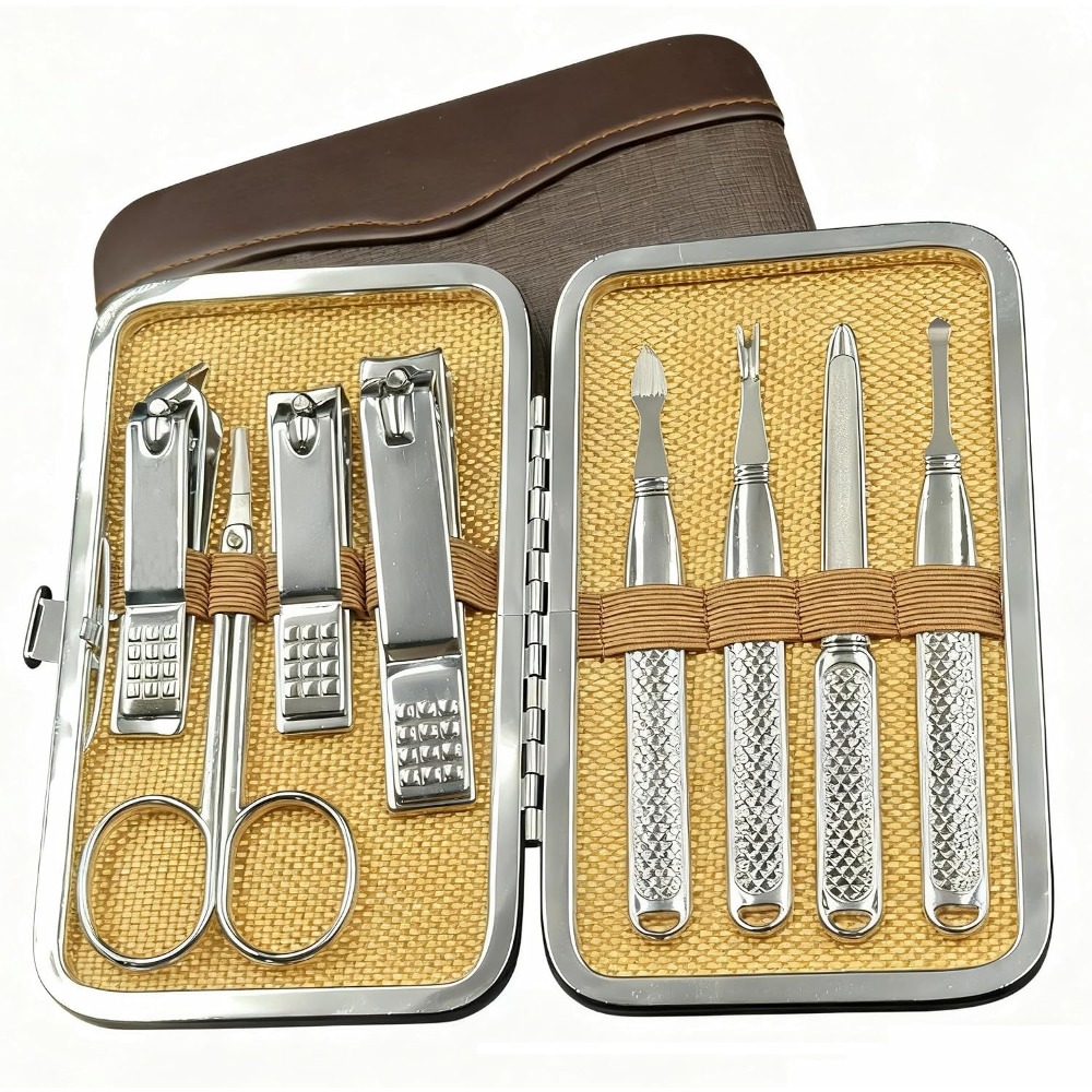 Men'S Grooming Accessories Kit - 남녀공용 전문 매니큐어 페디큐어 세트, 스테인리스