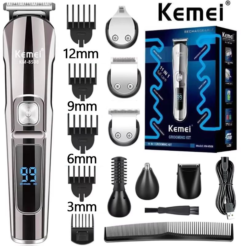 Men'S Grooming Boxes - Kemei 전문가용 다기능 수염 트리머 방수