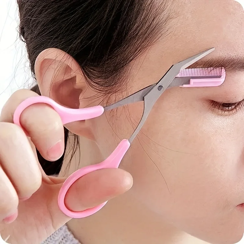 Men'S Grooming Eyebrow Shape - 눈썹 트리머 가위 빗 포함 여성