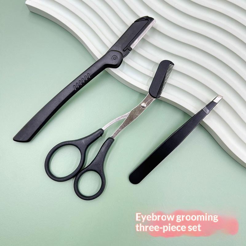 Men'S Grooming Eyebrow Shape - 눈썹 정리 키트 스테인리스 스틸 3종