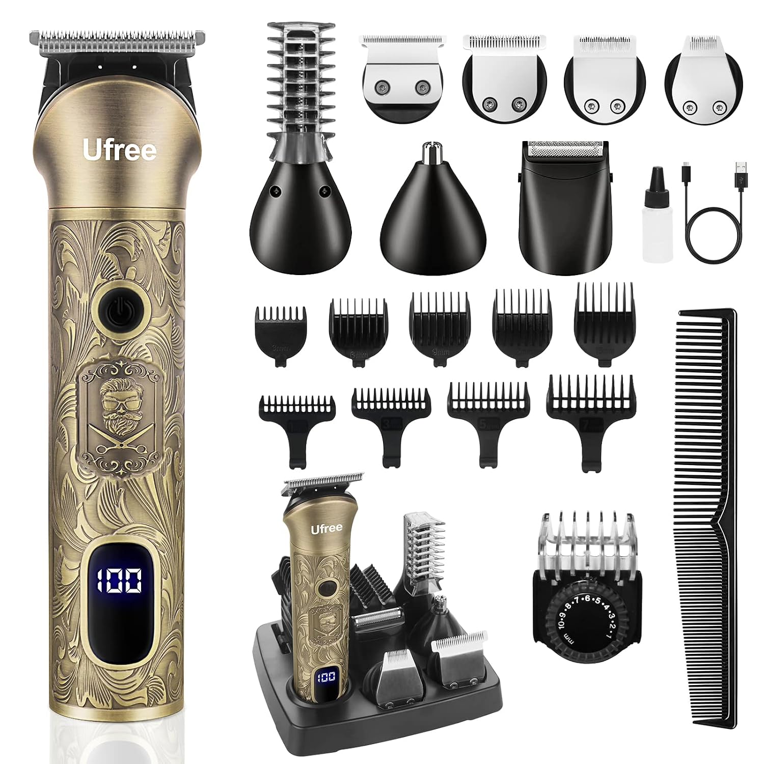 7-in-1 수염 트리머, 남성용 전기 면도기, 1-1 - Men'S Grooming Images 리뷰 및 가격