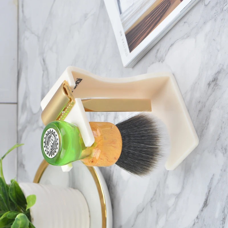 YAQI 저렴한 크림 화이트 컬러 면도 브러시 및 면도 - Shaving Brush Set 리뷰 및 가격