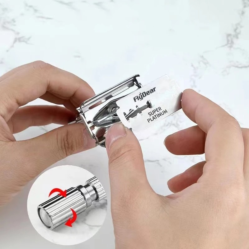 남성용 더블 에지 수염 면도기 - 이발사 스타일링 액세 - Men'S Grooming Accessories Kit 리뷰 및 가격