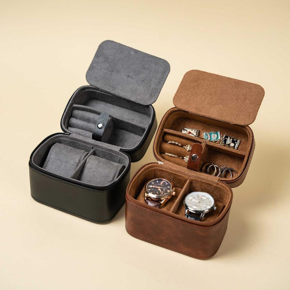 남성용 맞춤형 시계 보관함 여행용 보석 케이스 가죽 맞 - Men'S Grooming Boxes 리뷰 및 가격