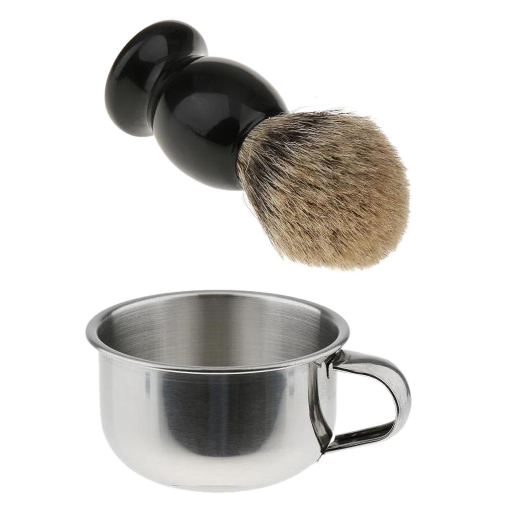 면도 브러쉬 세트, 면도 머그컵, 멀티컬러 면도 비누  - Shaving Brush Set 리뷰 및 가격
