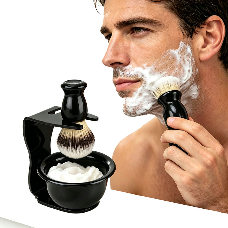 면도 브러쉬 세트(스탠드 포함) 3-in-1 면도 비누 - Shaving Brush Set 리뷰 및 가격