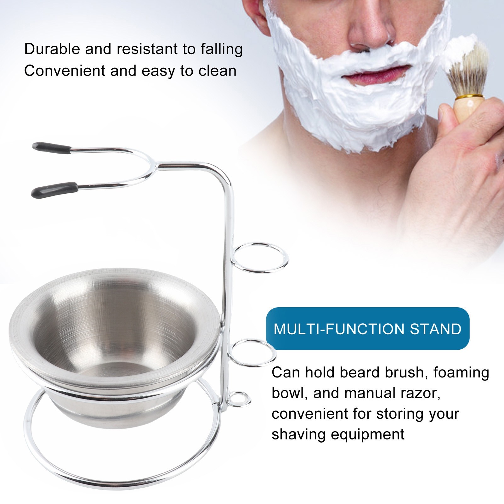 면도 스탠드 볼 세트 금속 면도 브러시 홀더 스테인리스 - Shaving Brush Set 리뷰 및 가격