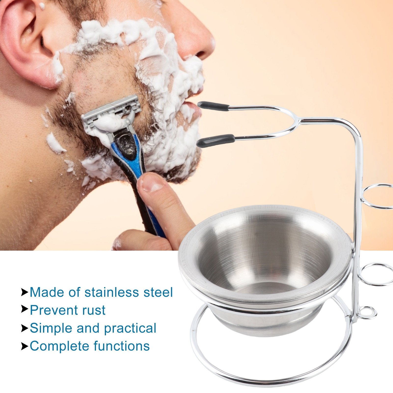 면도 스탠드 볼 세트 금속 면도 브러시 홀더 스테인리스 - Shaving Brush Set 리뷰 및 가격
