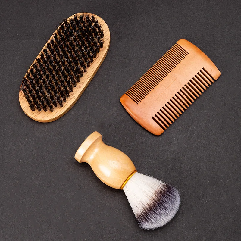 3 개/대 멧돼지 강모 수염 손질 남성 면도 브러쉬 휴 - Shaving Brush Set 리뷰 및 가격