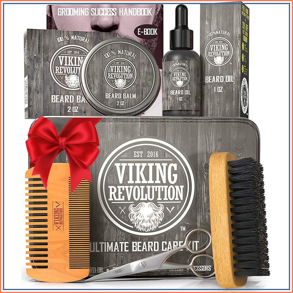 궁극의 수염 관리 키트: 브러시, 빗, 오일, 밤, 가 - Men'S Grooming Images 리뷰 및 가격