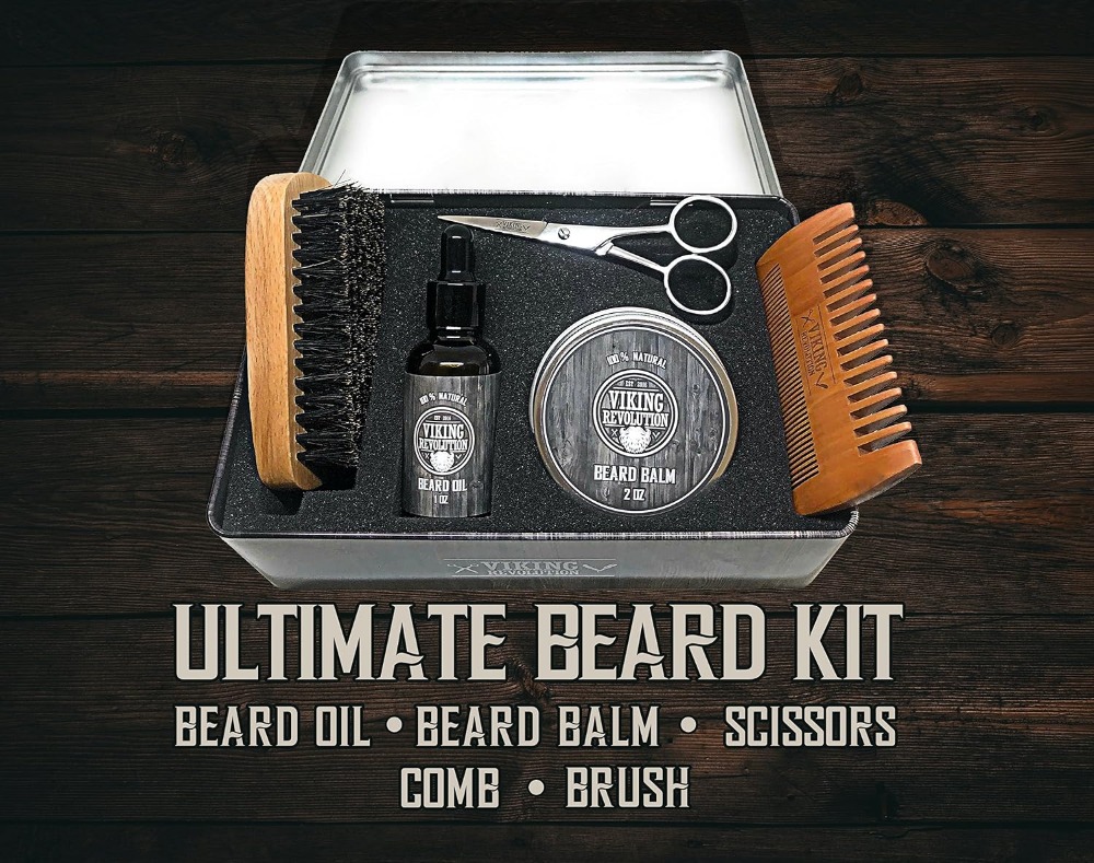 궁극의 수염 관리 키트: 브러시, 빗, 오일, 밤, 가 - Men'S Grooming Images 리뷰 및 가격