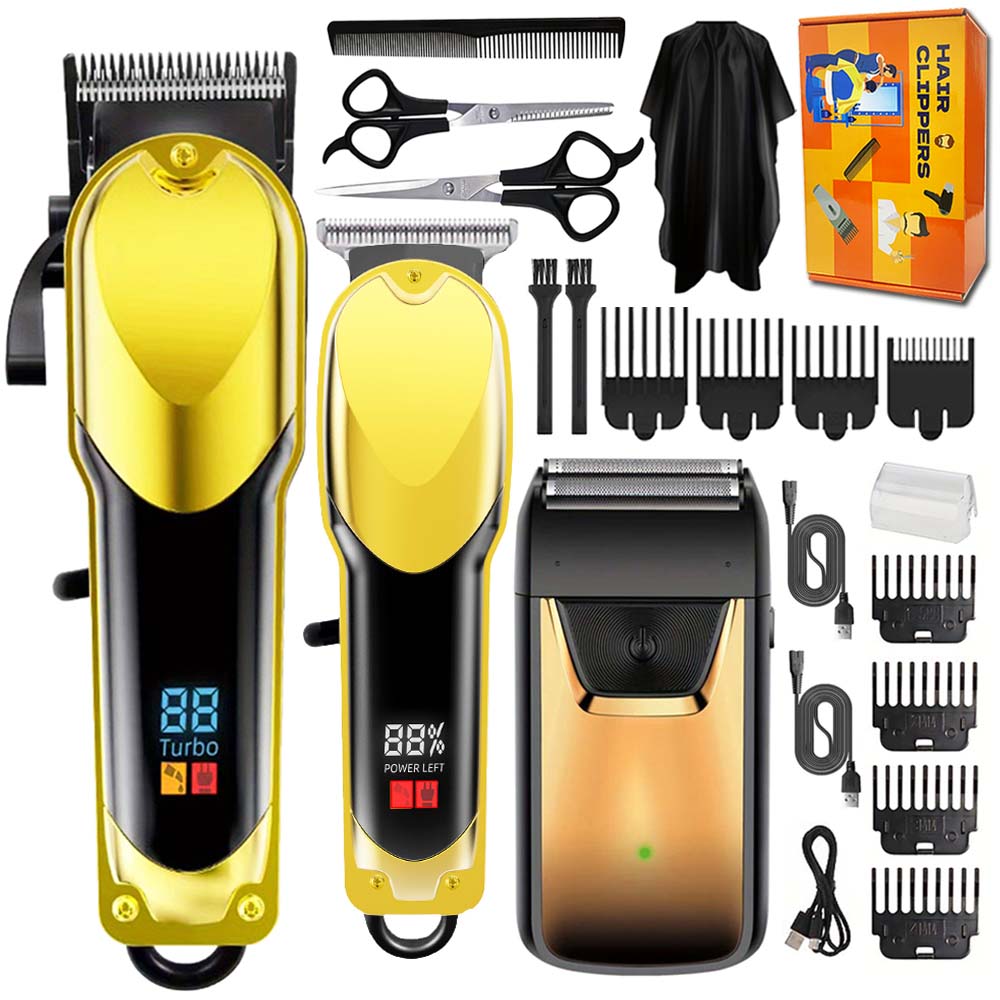 남성용 전문 헤어 클리퍼 세트, LCD 디스플레이가 있 - Men'S Grooming Accessories Kit 리뷰 및 가격