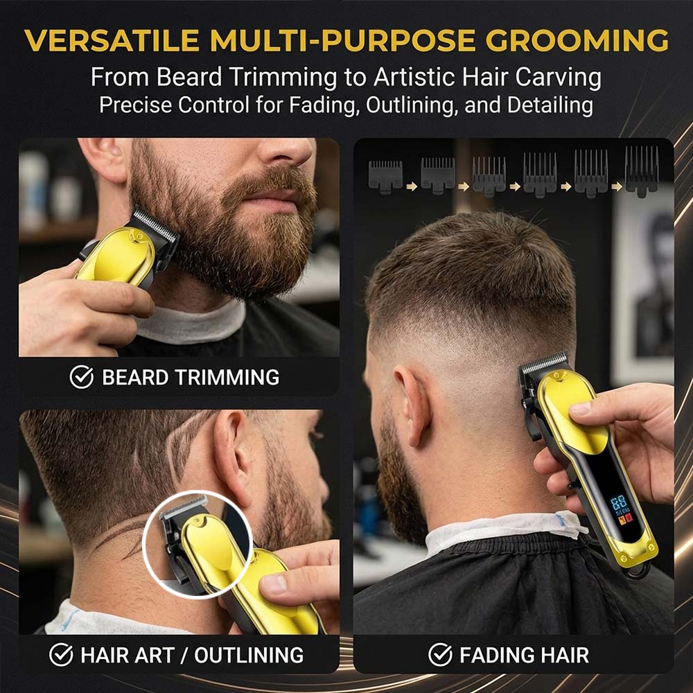 남성용 전문 헤어 클리퍼 세트, LCD 디스플레이가 있 - Men'S Grooming Accessories Kit 리뷰 및 가격