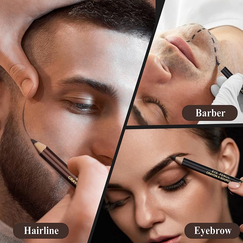 프로 바버 헤어라인 펜슬 (샤프너 포함) 남성 수염 라 - Men'S Grooming Eyebrow Shape 리뷰 및 가격